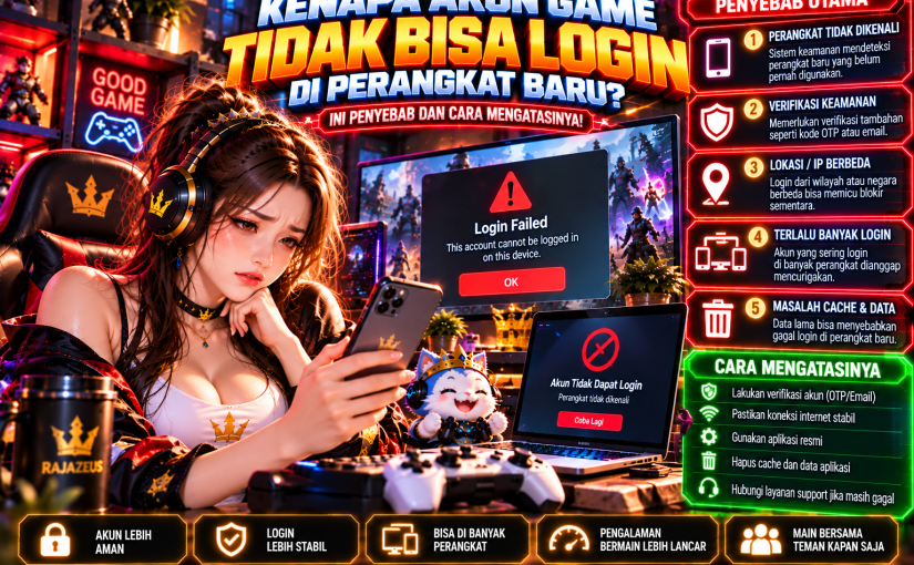 Kenapa Akun Game Tidak Bisa Login di Perangkat Baru?